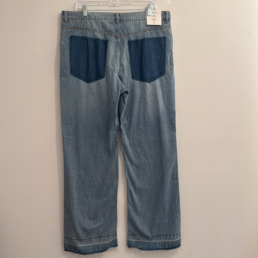 H&M JEANS (DIVIDE), WIDE HIGH, SIZE 16 - Picture 2 of 12